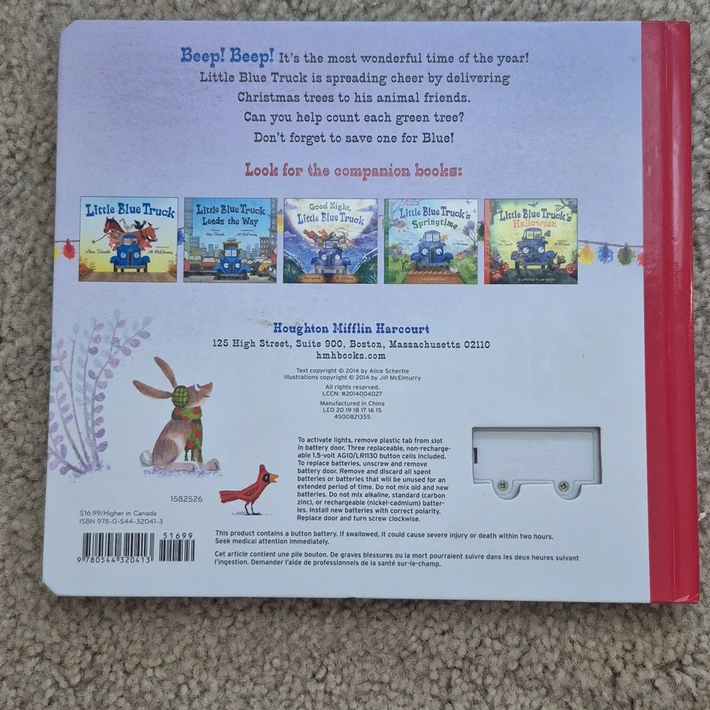 's Christmas Board Book - Blue